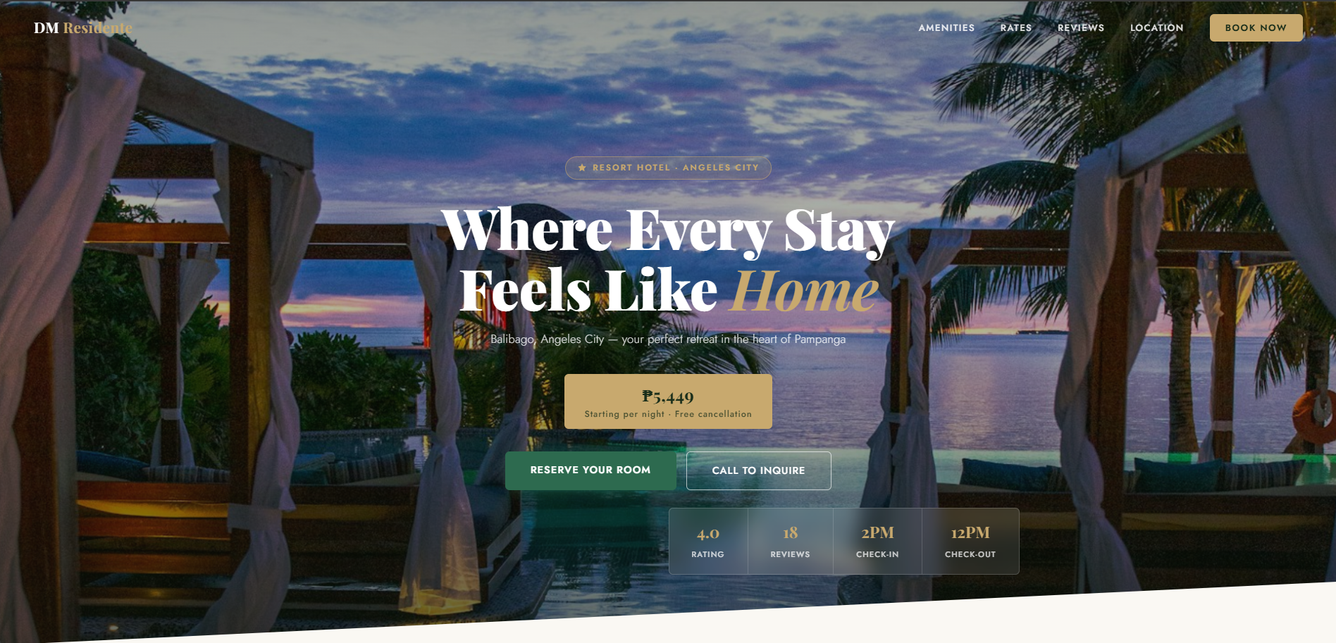 DM Residente Resort Hotel